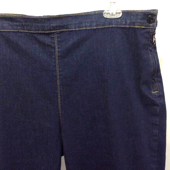 GAP Denim Women's Jeans Sculpt True Skinny High Rise Side Zip Blue 40x27 / 35R - Picture 10 of 12